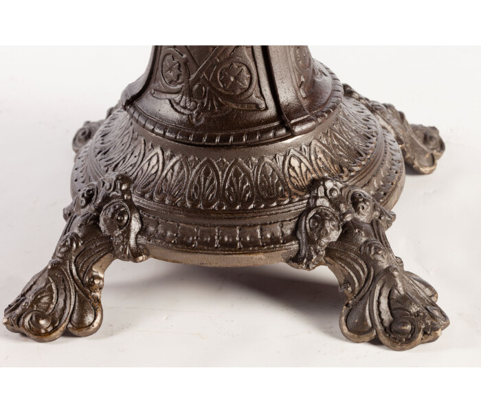 Nouveau 4 Foot Pedestal Cast Iron Table Base 5