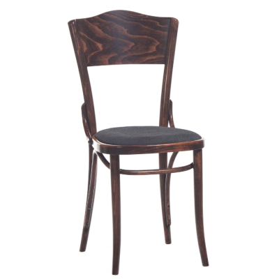Number 54 Upholstered Panel Back Bentwood Chair