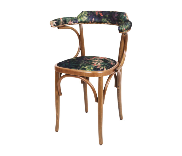 Openback Bentwood Dining Chair Fully Upholstered v2