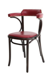 Openback Bentwood Dining Chair Fully Upholstered