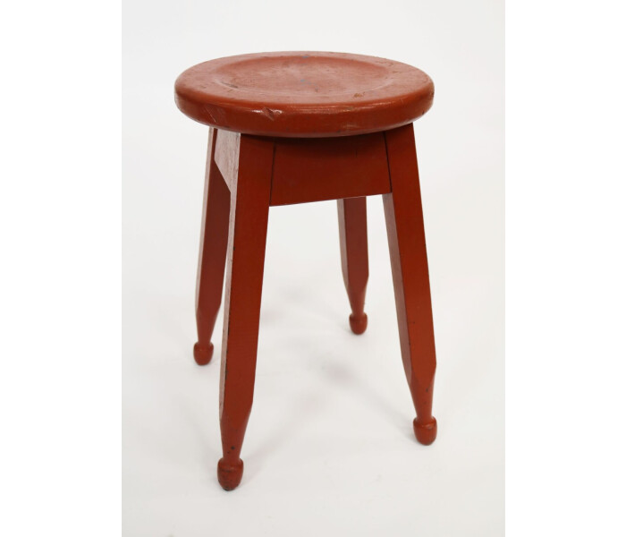 Painted oak bar stool 1