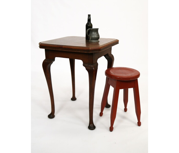 Painted oak bar stool 5