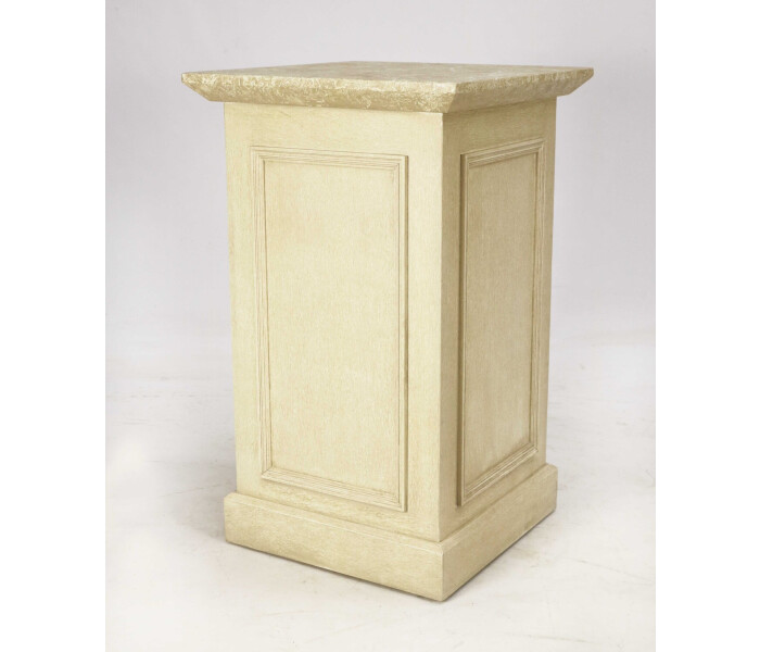 Pair of faux marble plinths 3