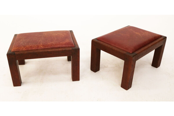 Pair of foot stools