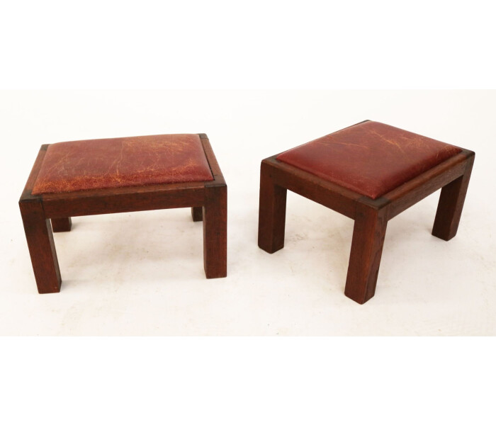 Pair of foot stools