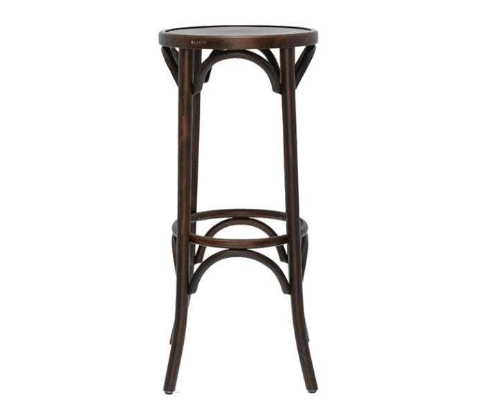 Polished Bentwood Bistro High Stool 2