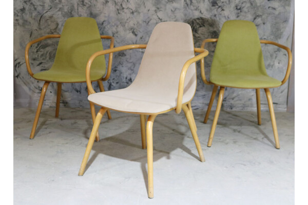 Reclaimed Bentwood Tram armchairs from TON 5
