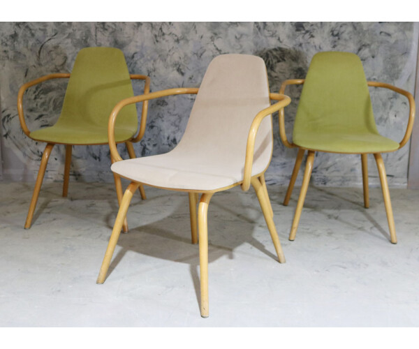 Reclaimed Bentwood Tram armchairs from TON 5