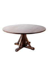 Rustic Gothic Large Pedestal Table