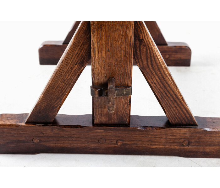 Rustic Gothic Small Refectory Table 3