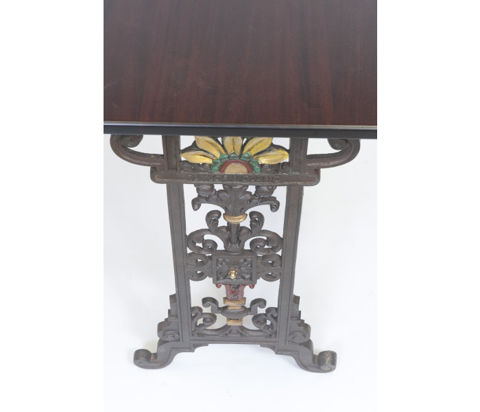 Cast Iron Table Vintage Design 