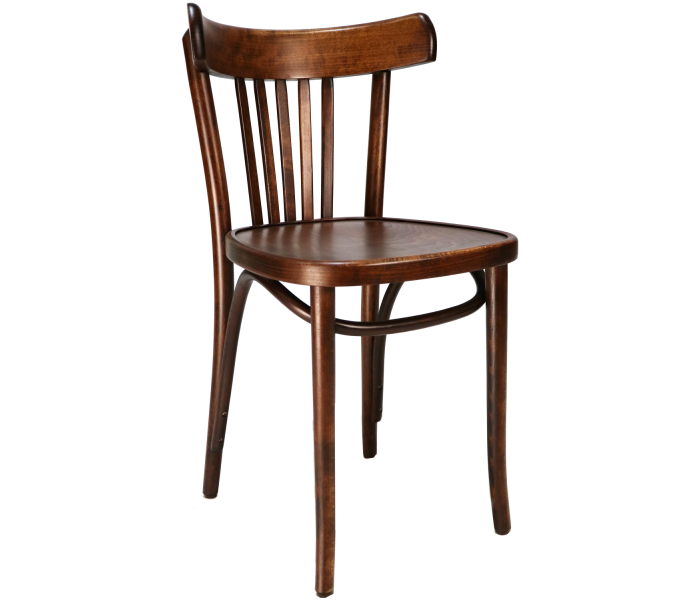 Slatback Bentwood Cafe Chair Polished 2