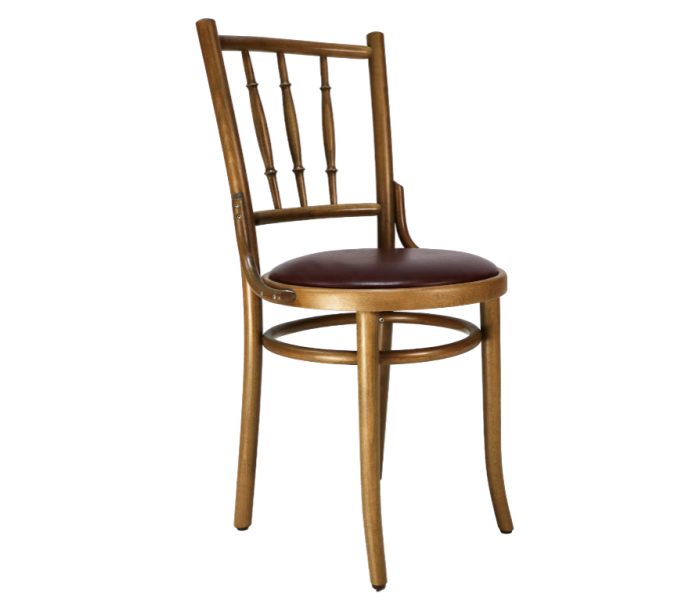 Spindleback Bentwood Chair Upholstered 1