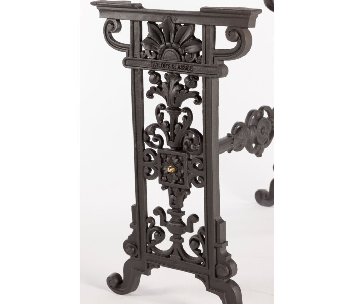 Sunflower Large Twin Pedestal Cast Iron Table Base 4