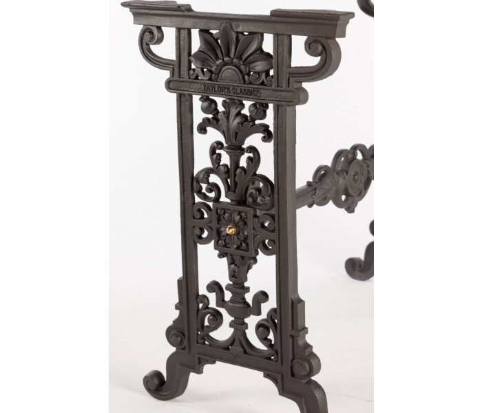 Sunflower Small Twin Pedestal Cast Iron Table Base 3