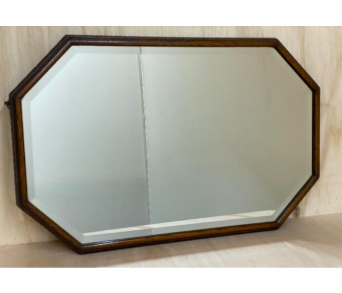 Very Good Quality Shaped Wall Mirror with Bevelled Edge 1