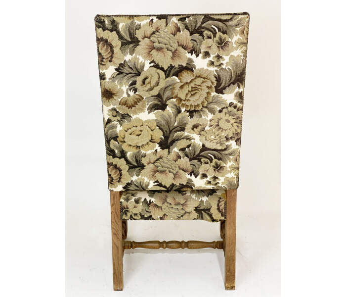 Very imposing Flemish 18th century style oak armchair 4