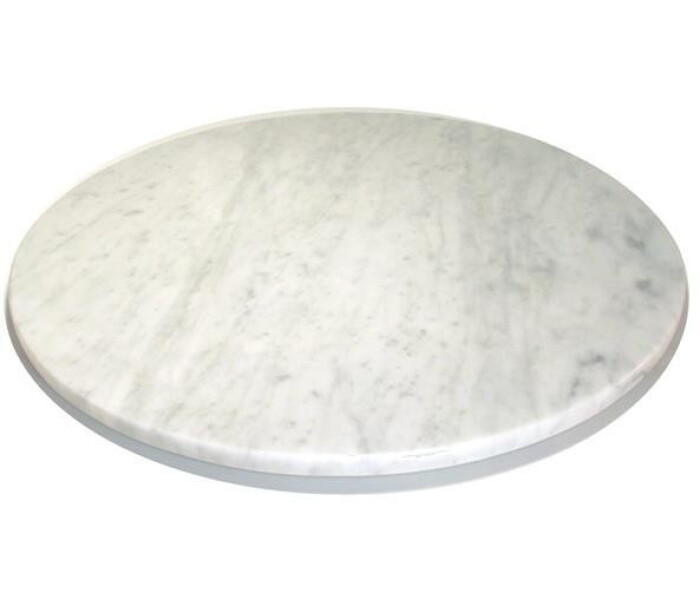 Round White Marble Table Top