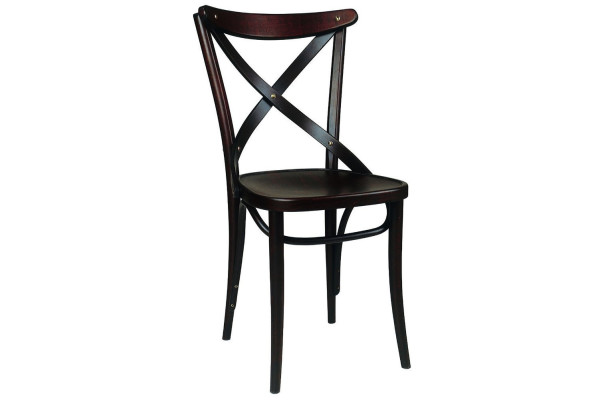 Number 150 Polished Crossback Bentwood Chair